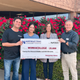anonymous donor check presentation