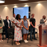 Eagle Ambassadors at board meeting