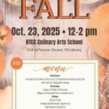 fall buffet poster