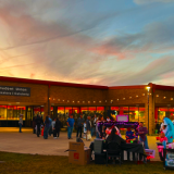 scare affair at sunset