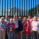 group in front of white house