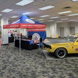 car on display at mustang event