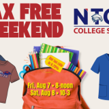 tax free weekend graphic