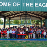 ribbon cutting group