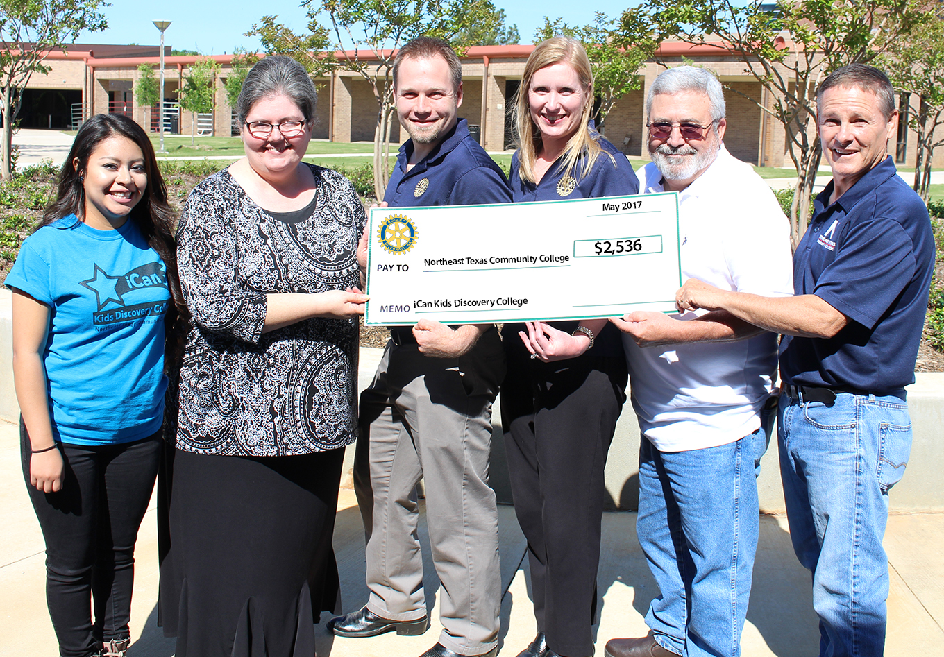 Rotary Club of Mount Pleasant supports NTCC iCan Kids Discovery College