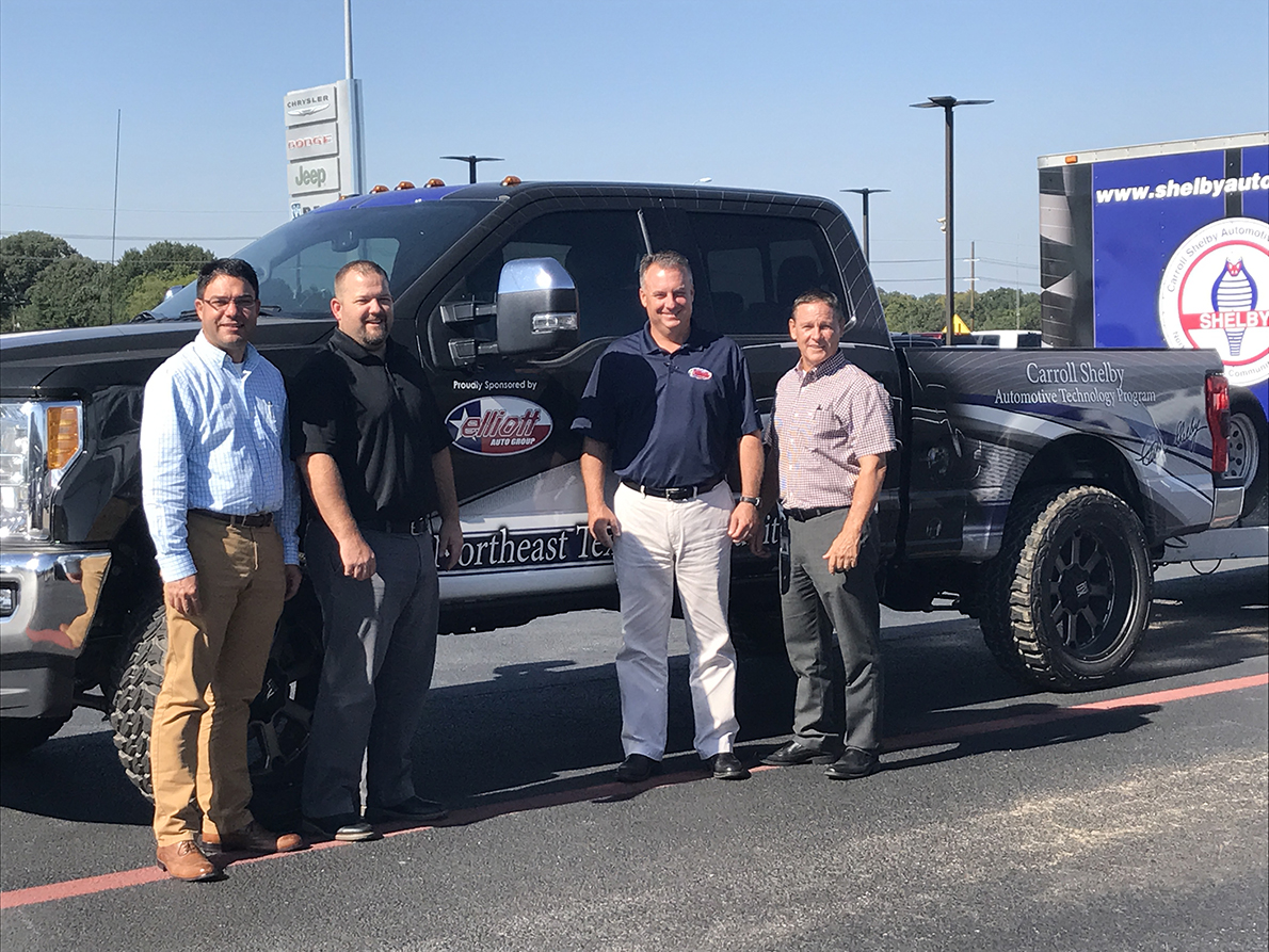 Elliott Auto Group donates truck to Carroll Shelby Auto Tech program